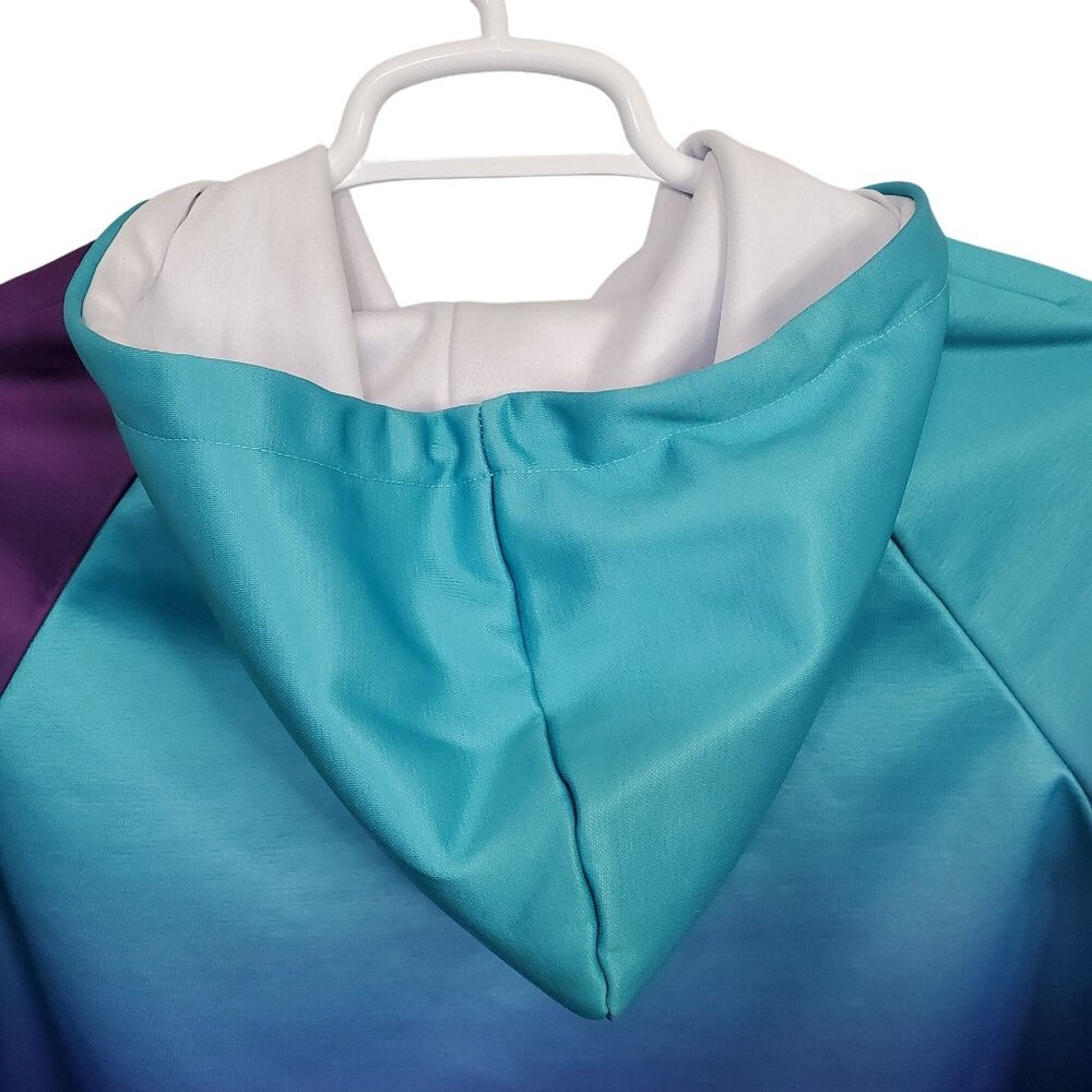 Pixie Lady 1X Hoodie Sweatshirt Pullover Gradient Relaxed Fit Pocket Drawstring - Picture 11 of 11